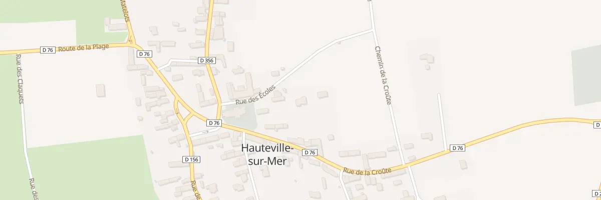 Plan du 6 Rue des Ecoles à Hauteville-sur-Mer