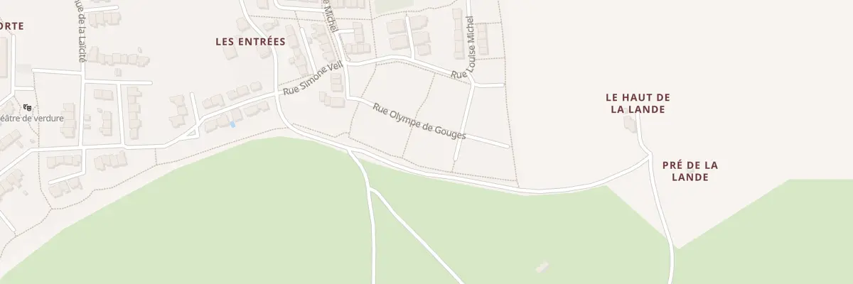 Plan du 14 Rue Olympe de Gouges à Nouvoitou