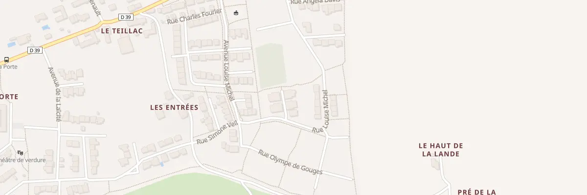 Plan du 8 All Marie Marvingt à Nouvoitou