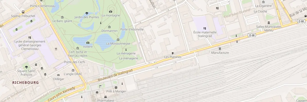 Plan du 20B Bd Stalingrad à Nantes