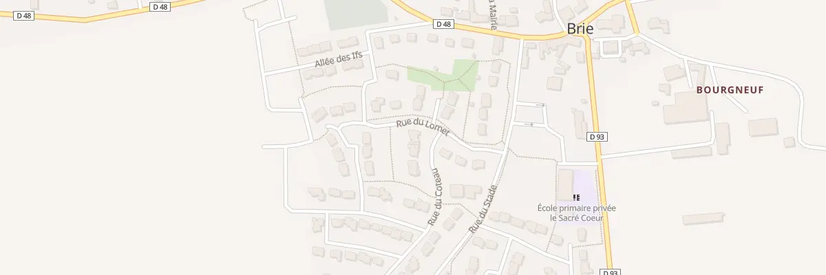 Plan du 2 Rue du Coteau à Brie