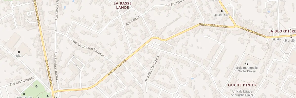 Plan du 20 Rue Jules Laisné à Rezé