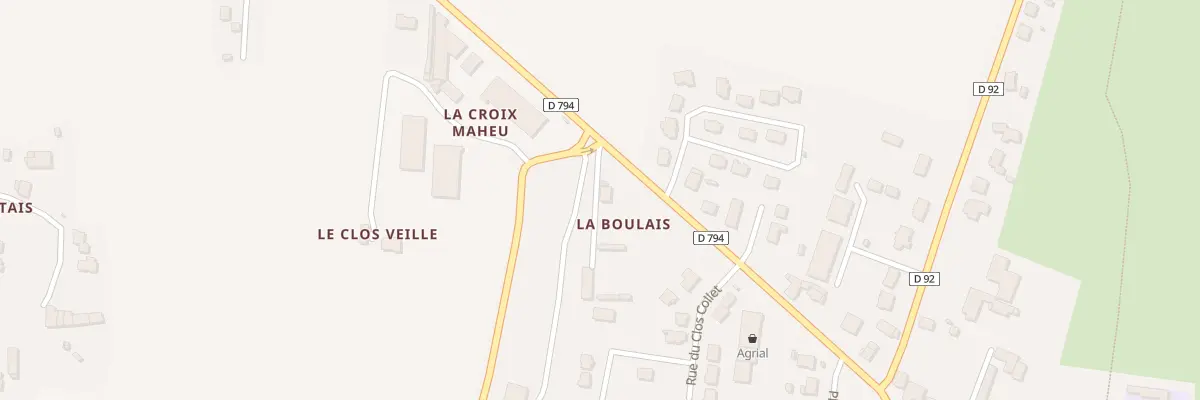 Plan du 1 La Boulais à Sens-de-Bretagne