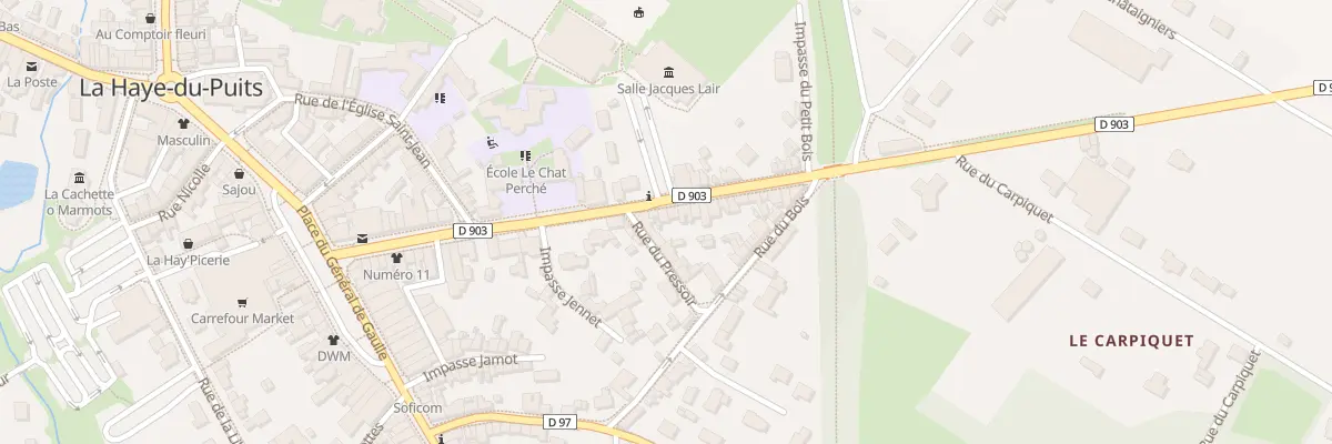 Plan du 39 Rue du Docteur Callégari à La Haye