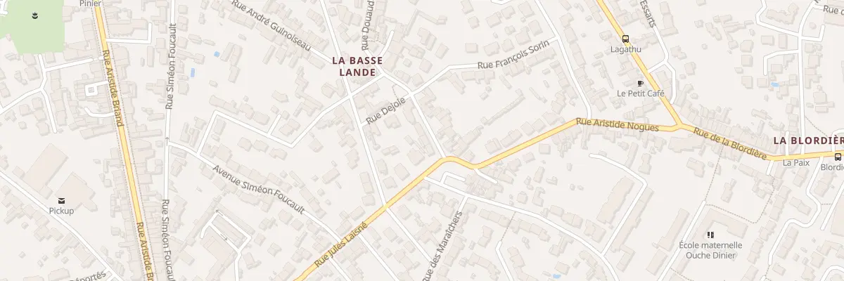 Plan du 9 Rue de la Basse Lande à Rezé