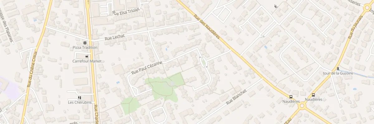 Plan du 7 Rue Claude Monet à Rezé