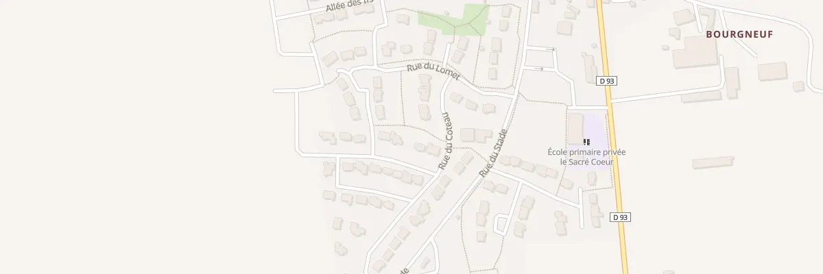 Plan du 6 Rue du Chemin Pendant à Brie