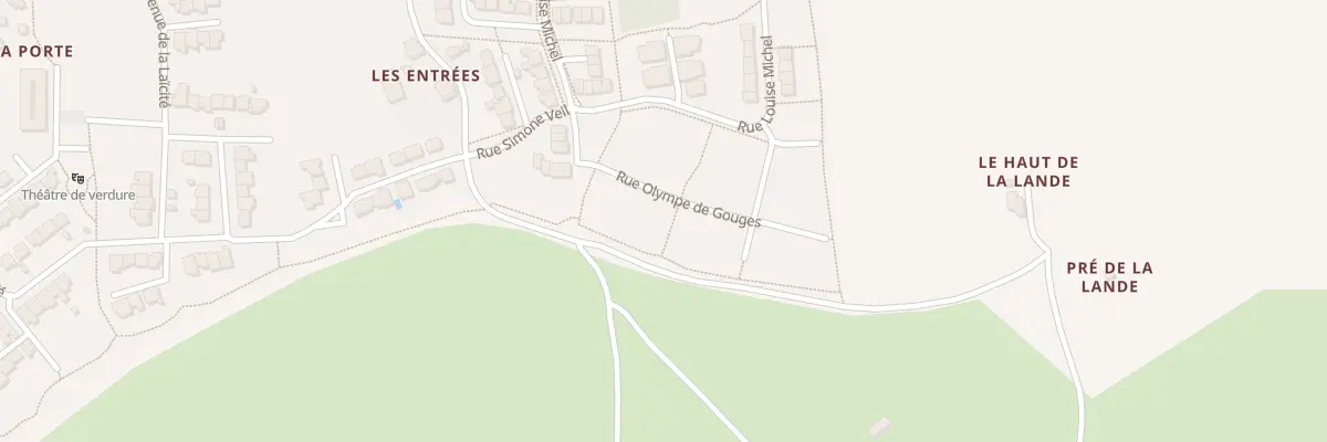 Plan du 10 Rue Olympe de Gouges à Nouvoitou
