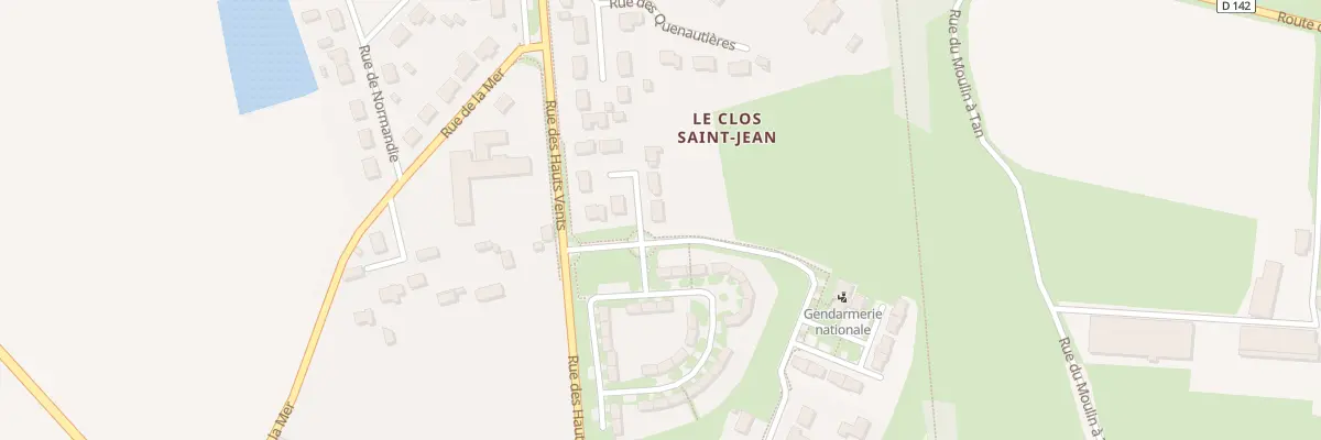 Plan du 1 Rue du Manège à La Haye