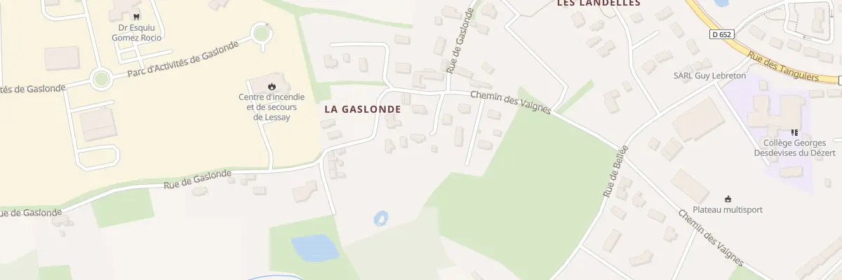 Plan du 83B Rue de Gaslonde à Lessay