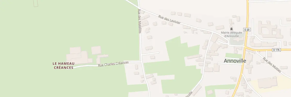 Plan du 134 Rue des Matelots - Annoville à Tourneville-sur-Mer