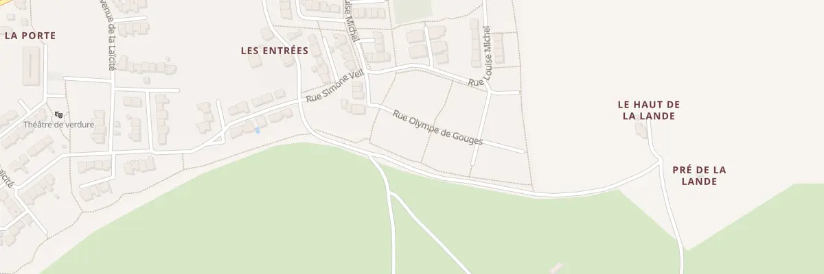 Plan du 8 Rue Olympe de Gouges à Nouvoitou