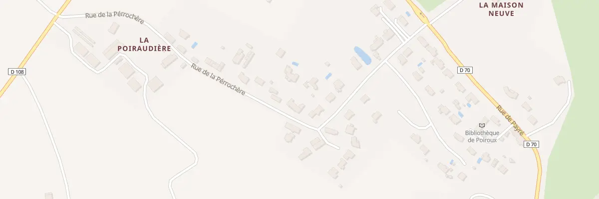 Plan du 156 Rue de la perochère à Poiroux