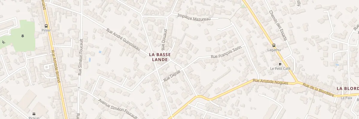 Plan du 26 Rue de la Basse Lande à Rezé