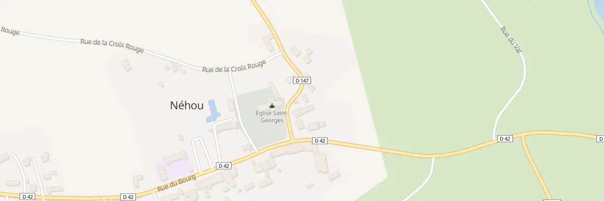 Plan du 4 Rue du Pelle Vilain à Néhou