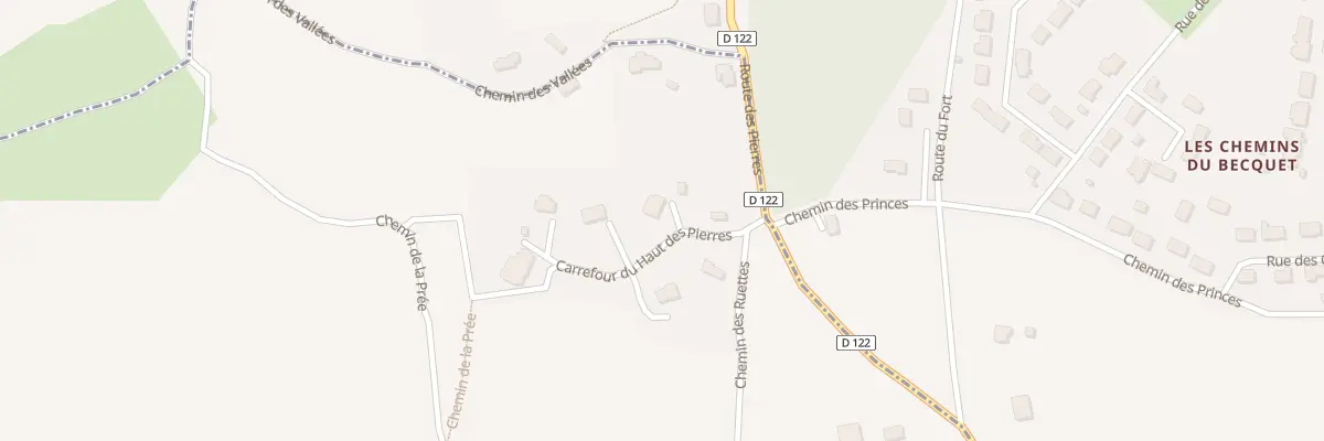 Plan du 60 Le Carrefour du Haut des P à Cherbourg-en-Cotentin