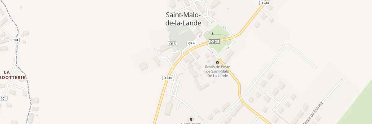 Plan du 18 Rue de Bordes de Folligny à Saint-Malo-de-la-Lande