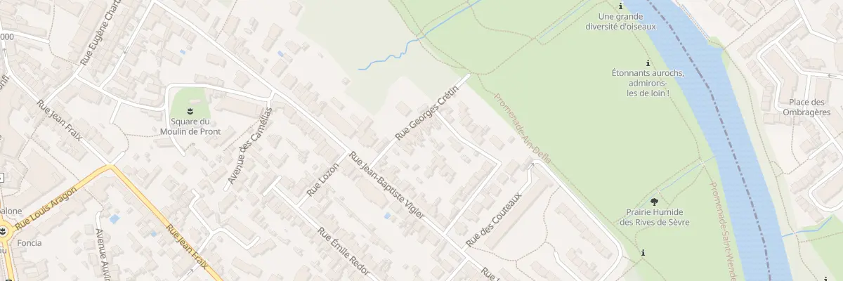 Plan du 8 Rue Georges Crétin à Rezé
