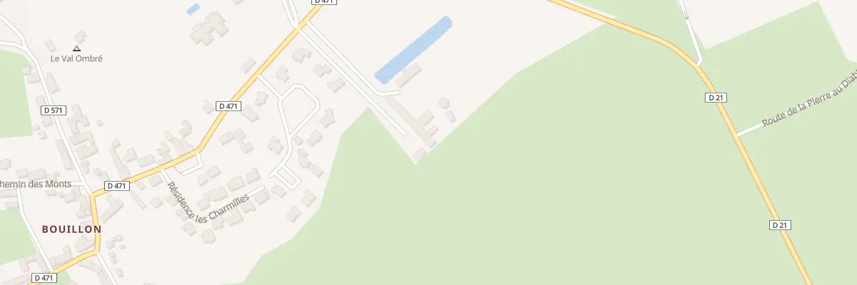 Plan du 288 Rte du Rainfray -Jullouville à Jullouville