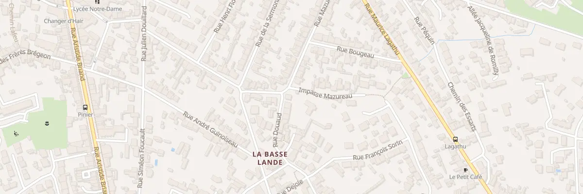 Plan du 19 Rue Mazureau à Rezé
