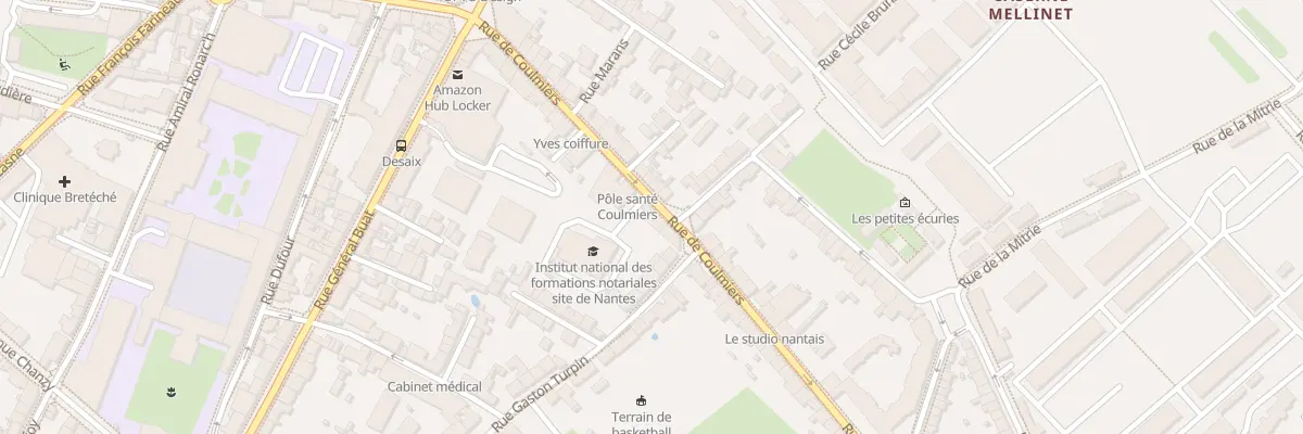 Plan du 115B Rue de Coulmiers à Nantes