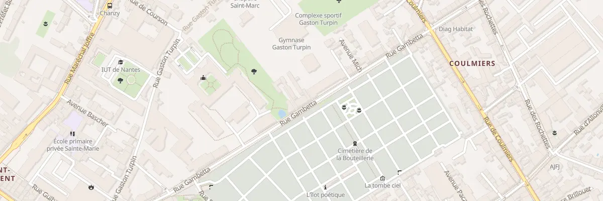 Plan du 46 Rue Gambetta à Nantes