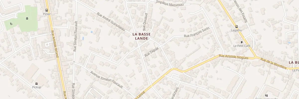 Plan du 17 Rue de la Basse Lande à Rezé