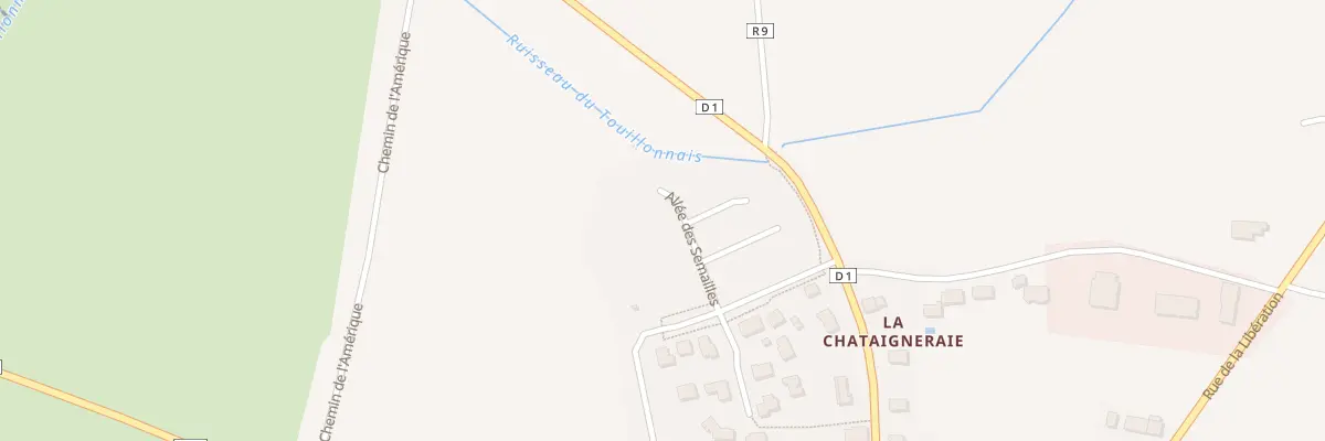 Plan du 5 All des Semailles à Treffieux