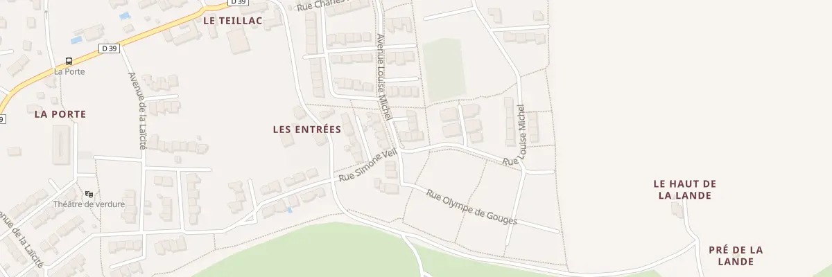 Plan du 1F Av Louise Michel à Nouvoitou