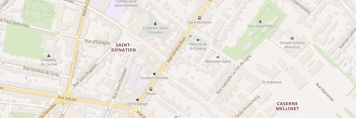 Plan du 77 Rue Gal Buat à Nantes