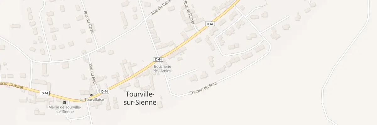 Plan du 304 Rue de la Fontaine Martin à Tourville-sur-Sienne