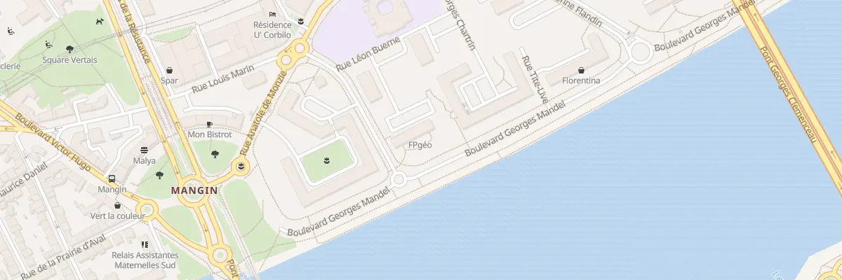 Plan du 1 Rue Président Desmars à Nantes