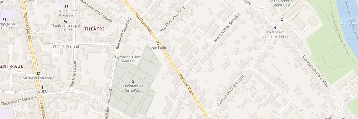 Plan du 139 Rue Jean Fraix à Rezé