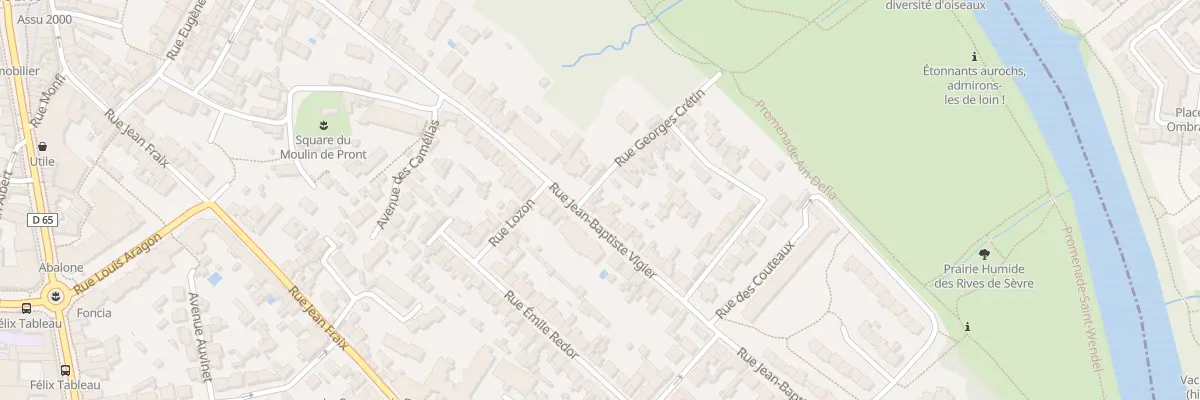Plan du 57 Rue Jean Baptiste Vigier à Rezé