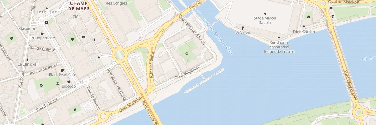Plan du 6 Quai Magellan à Nantes