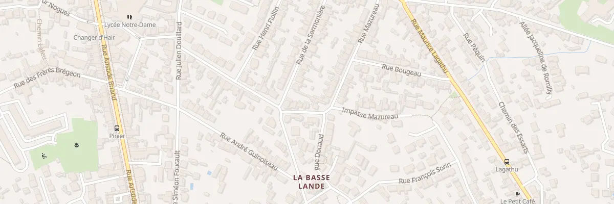 Plan du 38 Rue Mazureau à Rezé