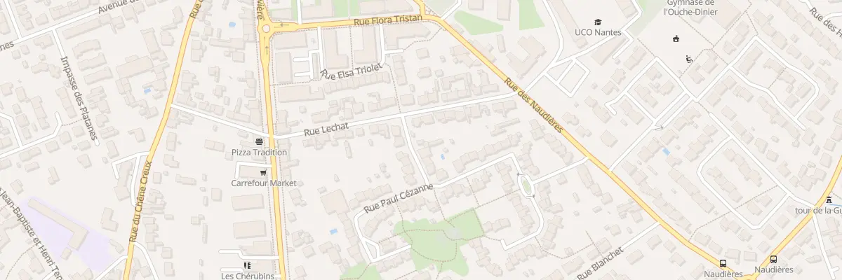 Plan du 13B Rue Lechat à Rezé