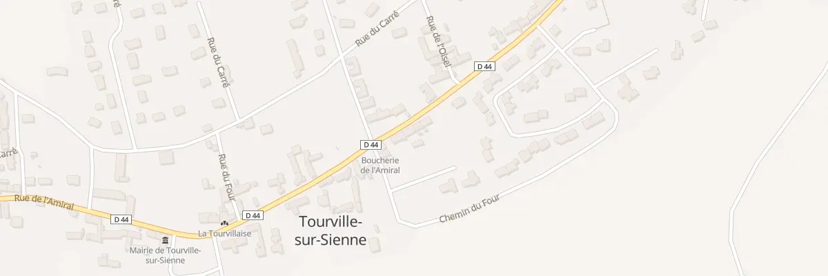 Plan du 373 Rue de l’Amiral à Tourville-sur-Sienne