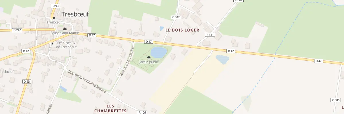 Plan du 16 Rue des Pins à Tresbœuf