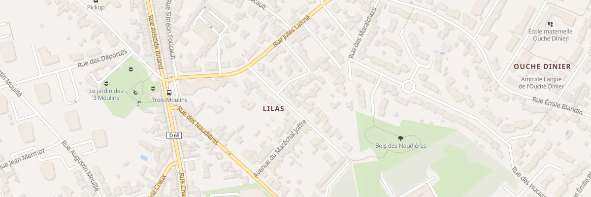 Plan du 11 Av des Lilas à Rezé