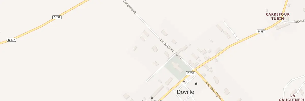 Plan du 5017B L’Eglise à Doville