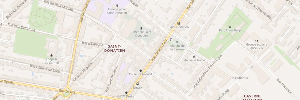 Plan du 118 Rue Gal Buat à Nantes