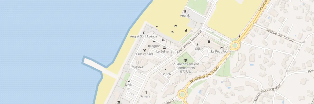 Plan du 1 Esp des Gascons à Anglet