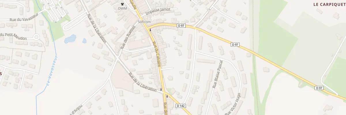 Plan du 44 Rue du Calvaire à La Haye