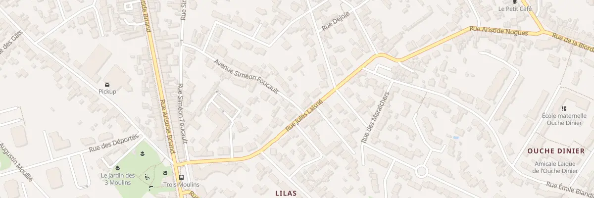 Plan du 15 Rue Jules Laisné à Rezé