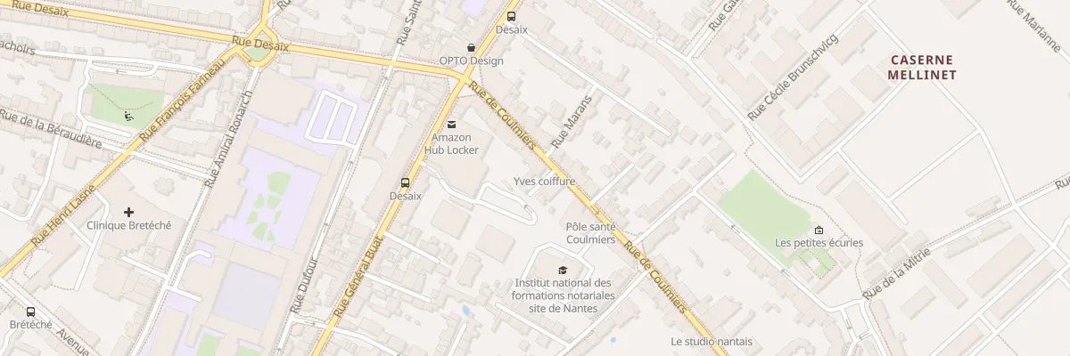 Plan du 131 Rue de Coulmiers à Nantes