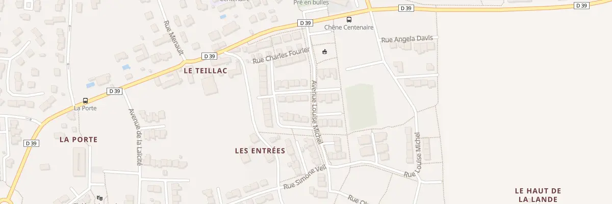 Plan du 1 Rue Lucie Aubrac à Nouvoitou