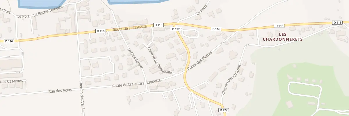Plan du 4 Rte des Pierres à Digosville