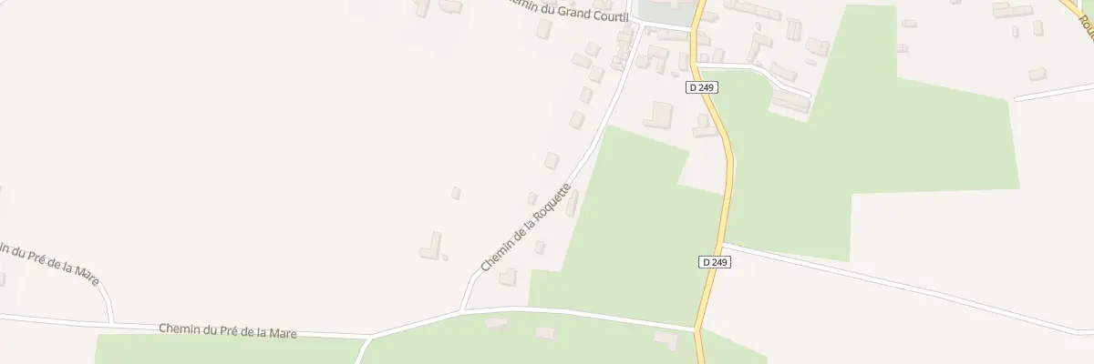 Plan du 14 Che de la Roquette à Regnéville-sur-Mer