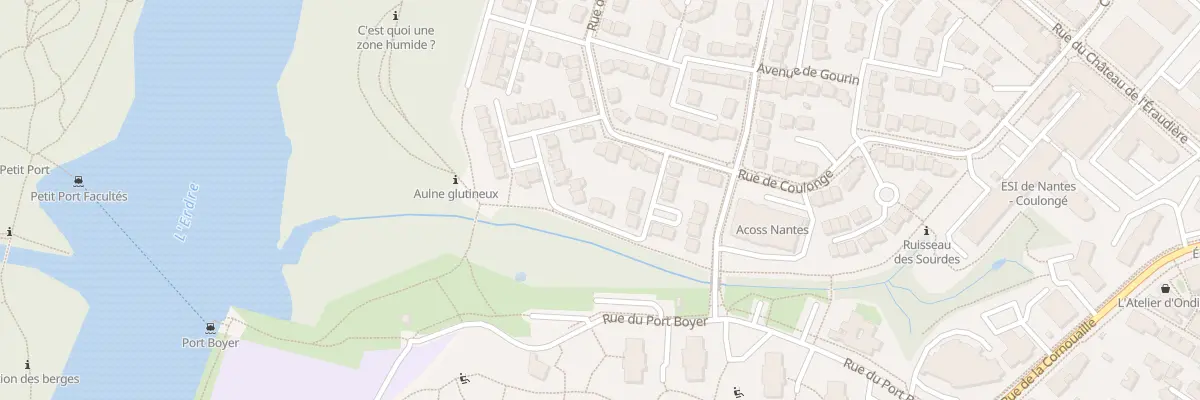Plan du 10 Av du Bois Verdot à Nantes
